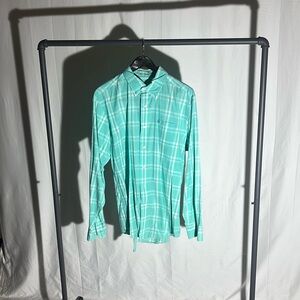 Southern Tide Shirt Men's Large Multicolor Plaid Check Button Up Long Sleeve